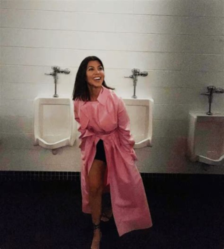 A Kardashian Can Make Any Setting Look Glamorous, Including A Men’s Restroom, As Evidenced By This Most Recent Photo Shoot