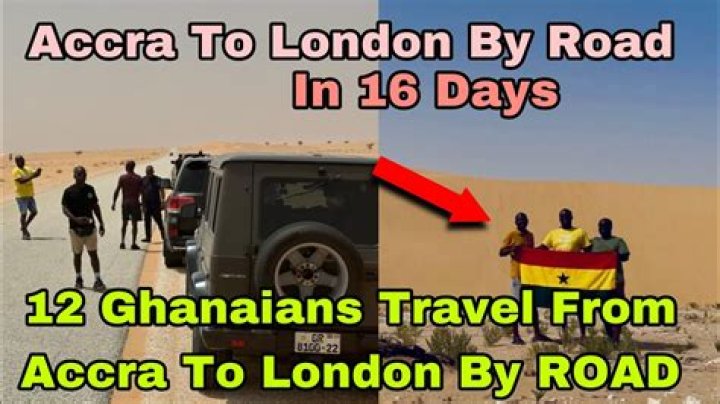Accra To London: 13 Ghanaians Embark On A 10,000km Road Trip From Accra To London