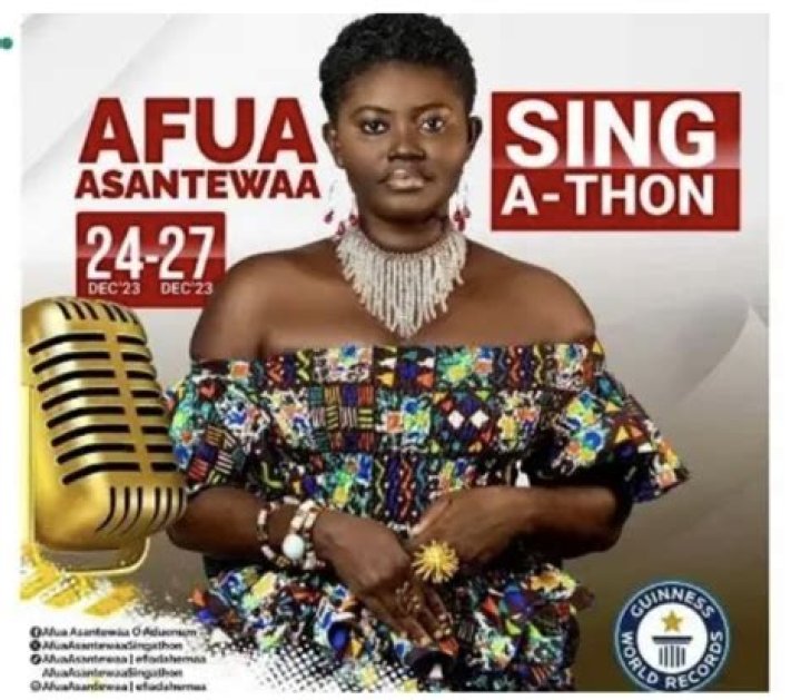 Age, Husband, Children, Educational Background, Biography Of Afua Asantewaa O Aduonum The Guinness World Records Singathon Lady