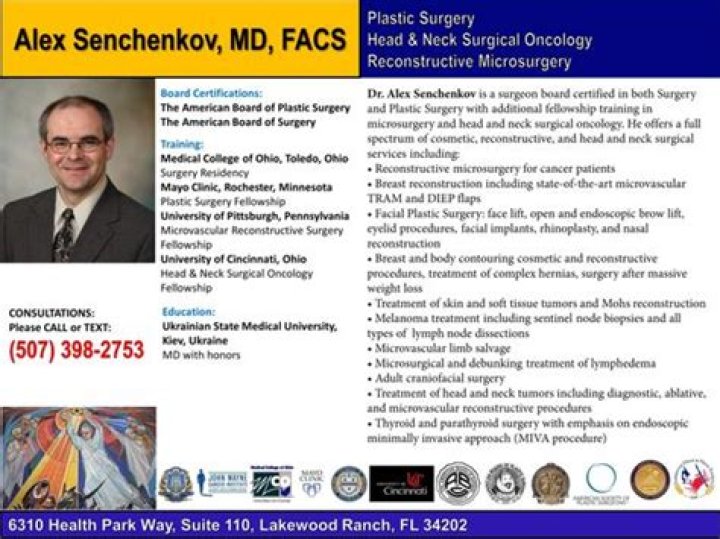 Dr. Alex Senchenkov, MD – Sarasota, FL