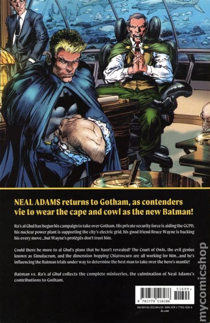 Batman Artist Neal Adams Clarifies How To Pronounce Ra’s al Ghul’s Name