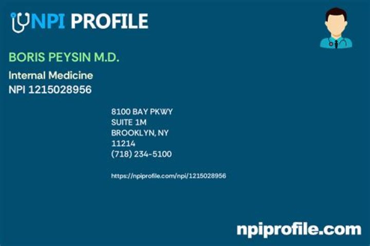 Dr. Boris Peysin, MD – Brooklyn, NY