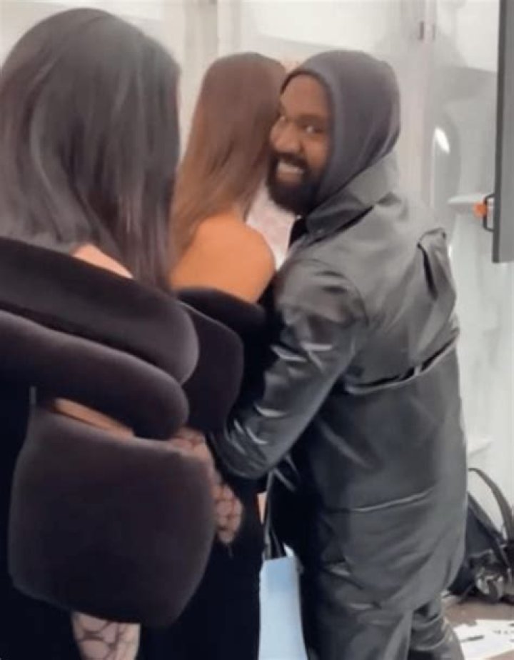 Both Kanye West And His Model Girlfriend Irina Shayk Were Beaming Before The Burberry Event