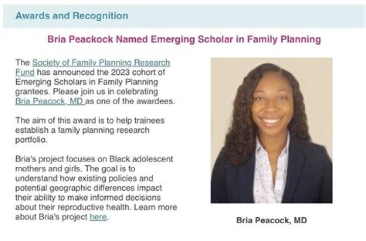 Dr. Bria Peacock, MD – Augusta, GA