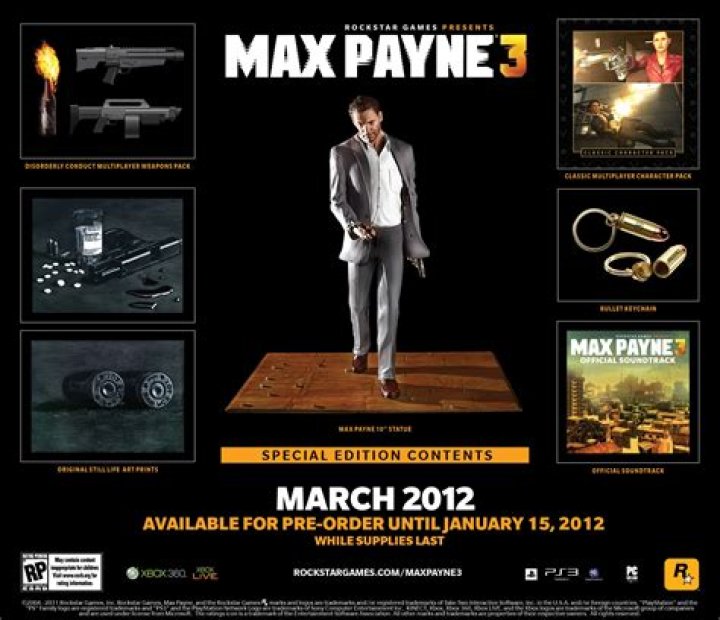 Classic Multiplayer Character Pack Announced For Max Payne 3