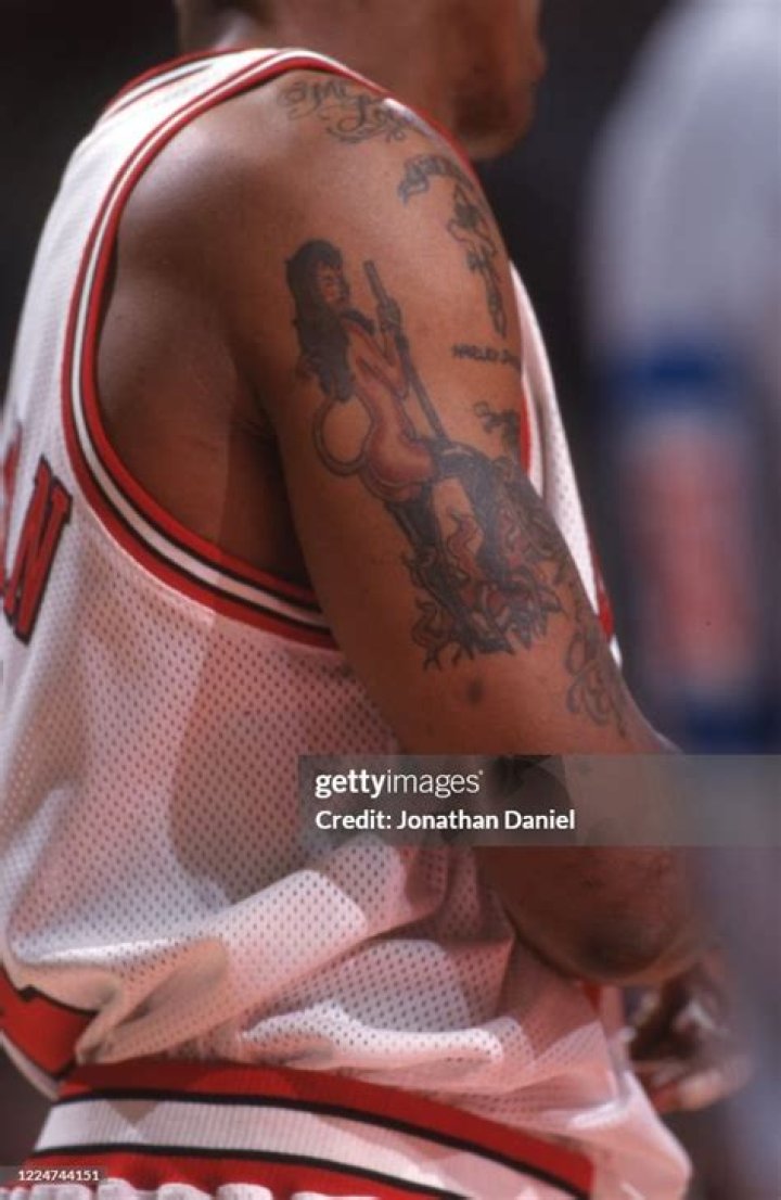 Dennis Rodman Back Tattoo Meaning Explained On Twitter