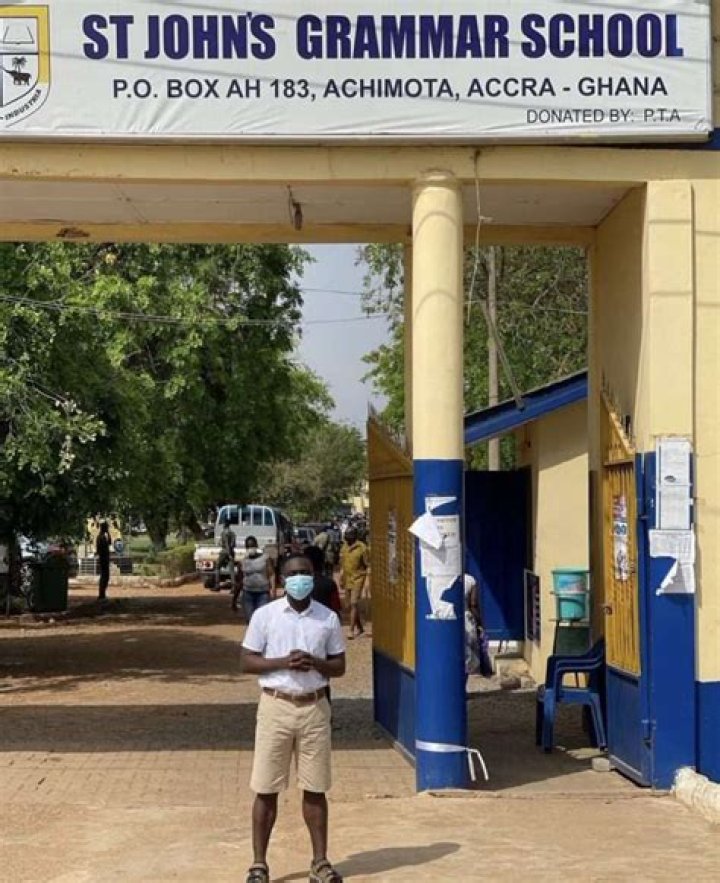 Did Guy Johnson school in Ghana?