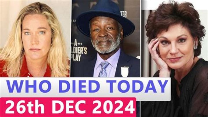 Famous People Who Died on December 24