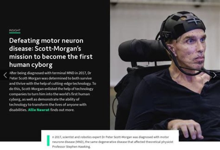 Dr. Peter Scott-Morgan cause of death, wife, children, World's first cyborg funeral