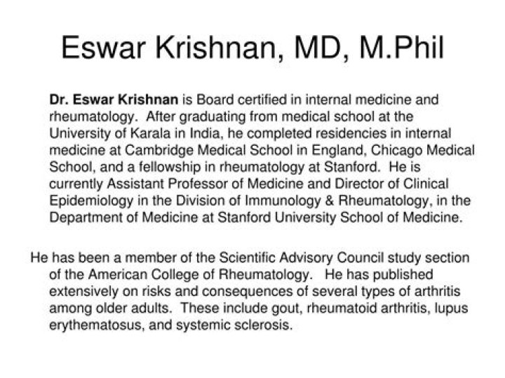 Dr. Eswar Krishnan, MD – Indianapolis, IN