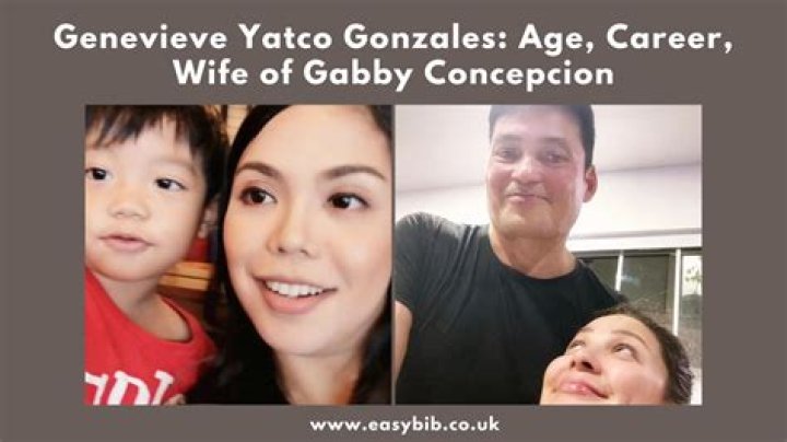 Genevieve Yatco Gonzales (Gabby Concepcion Wife) Wiki, Bio, Age, Height, Weight, Husband, Net Worth, Facts