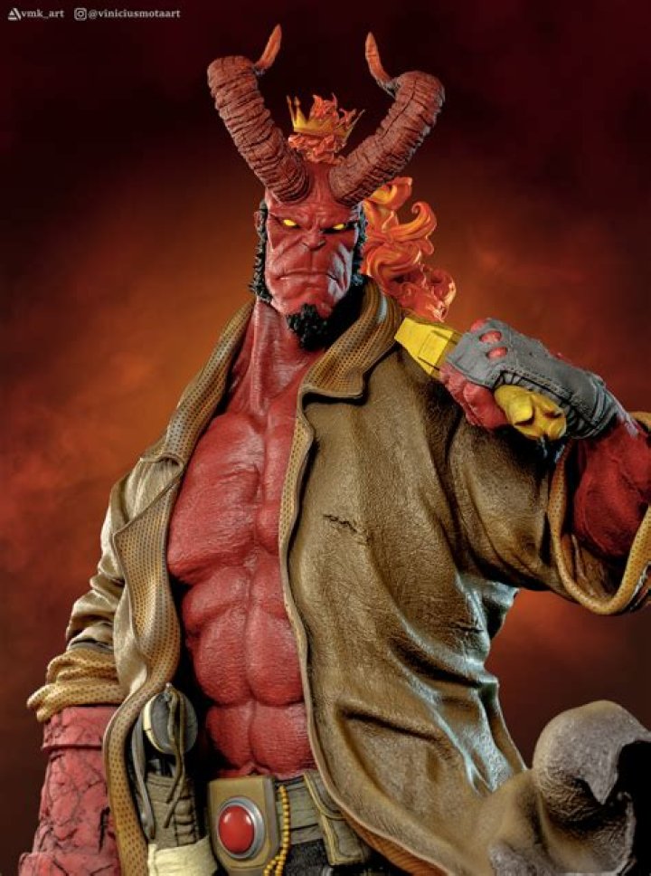 Hellboy Fan Art Imagines David Harbour As The Cigar-Chomping Demon