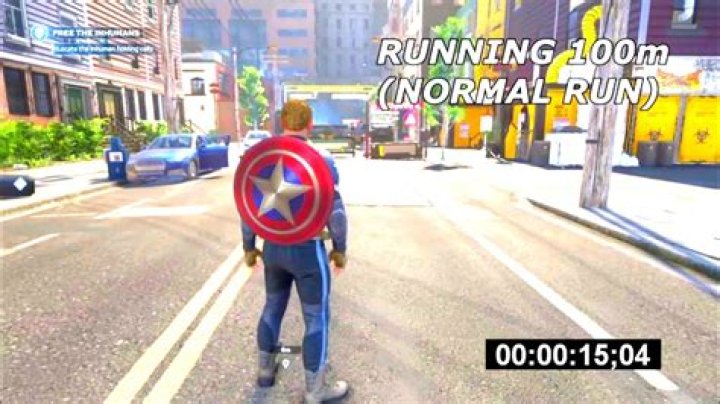 How Fast Can Captain America Run?