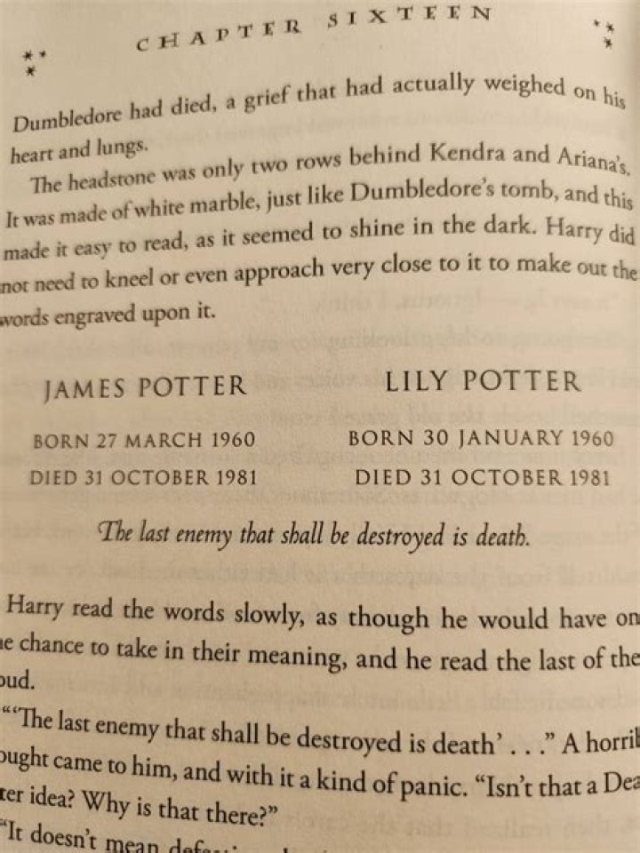 How Old Was Harry Potter When His Parents Died In The Book? – Celebrity