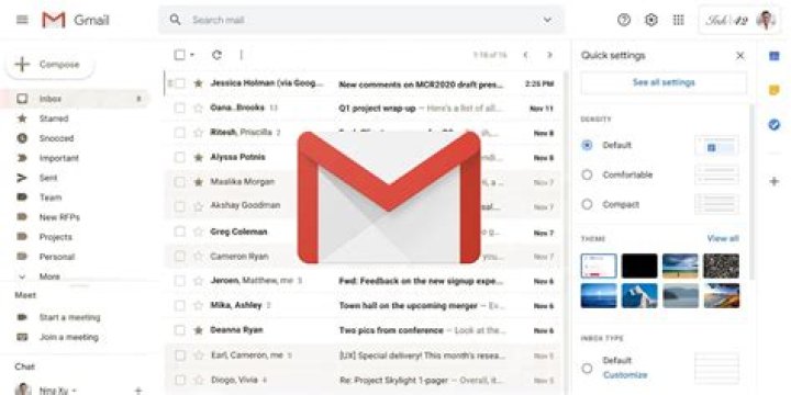 How to change gmail theme