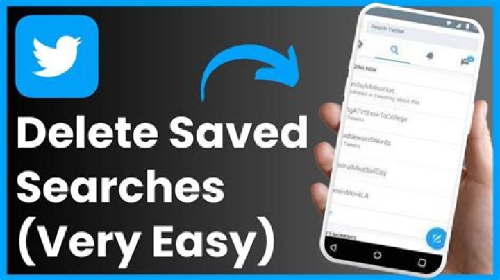 How to delete saved searches on twitter
