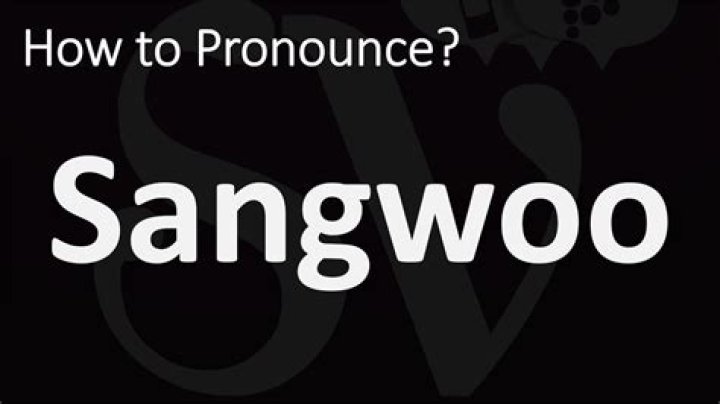 How to pronounce sangwoo