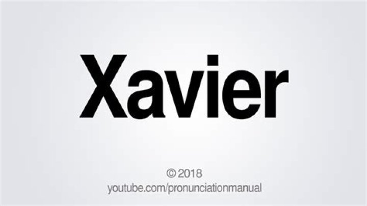 How to pronounce xavier in spanish