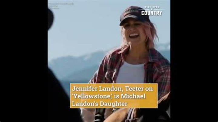 Is Teeter really Michael Landon’s daughter in Yellowstone?