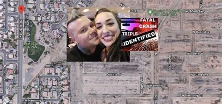 Jace Hochstetler and Elizabeth Simpson,identified as the victims in a triple-fatal vehicle crash in Maricopa County.