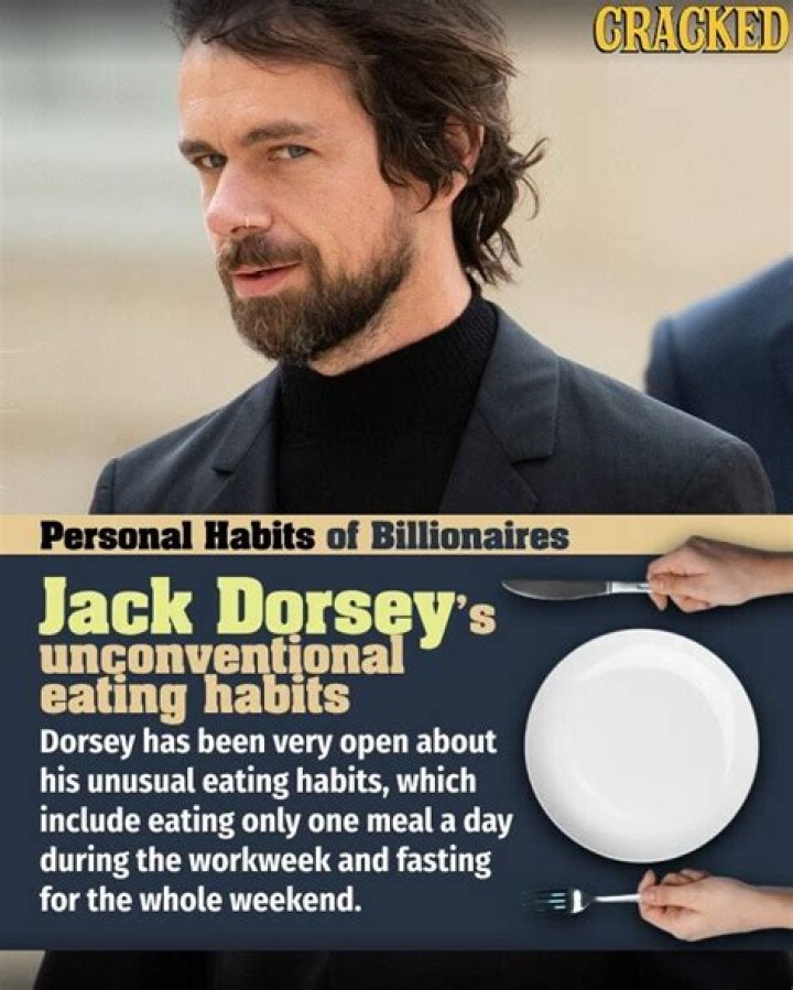 What does Jack Dorsey eat in a day? Is Jack Dorsey a vegetarian?