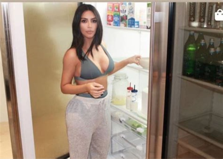 Kim Kardashian Shows The World What’s In Her Fridge After People Accuse Her And Kanye Of Not Buying Food — Watch Video