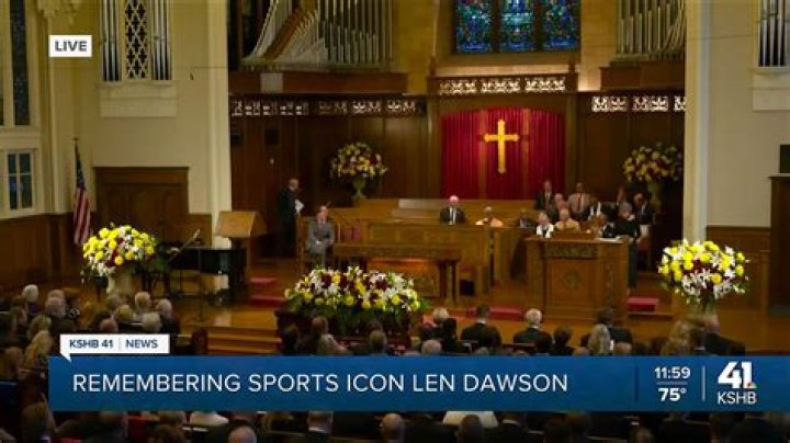 Len Dawson funeral, burial service, date, time, venue