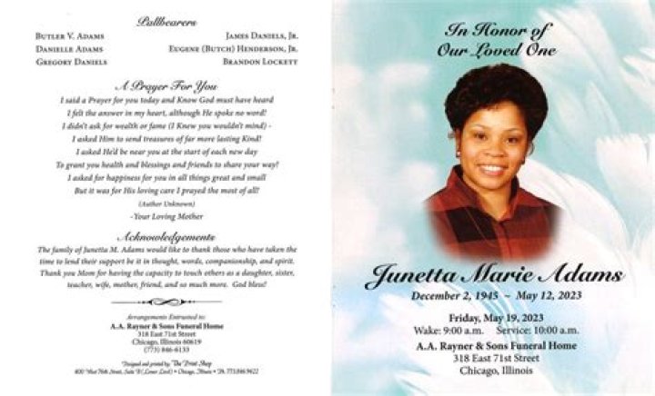 Master Trooper Davonne Witt Obituary and Funeral Details