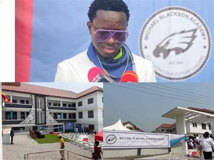 Michael Blackson commissions newly built school at Agona Nsaba