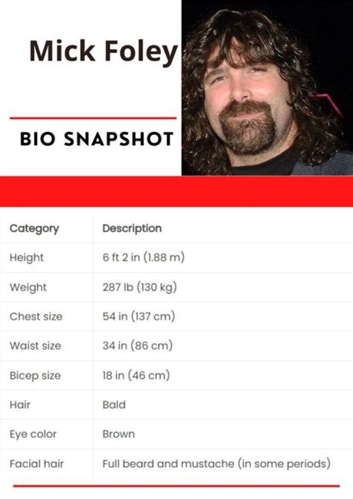 Mick Foley Height, Weight, Net Worth, Age, Birthday, Wikipedia, Who, Nationality, Biography