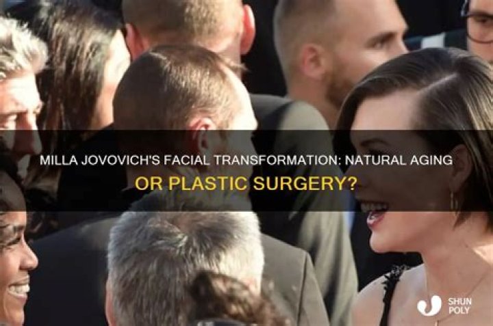 Milla Jovovich Plastic Surgery Before and After