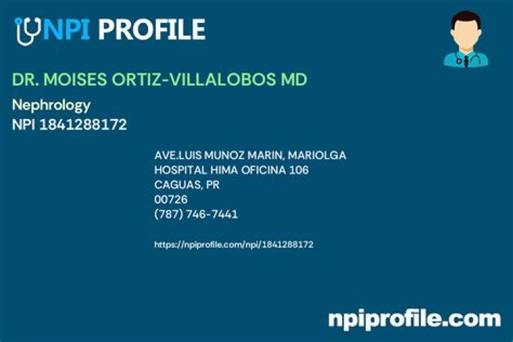 Dr. Moises Ortiz-Villalobos, MD – Caguas, PR