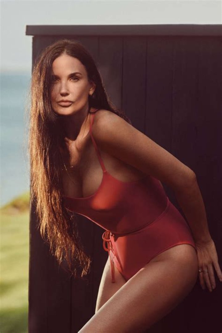 Demi Moore Shares “Red Hot” Swimsuit Photo — Celebwell