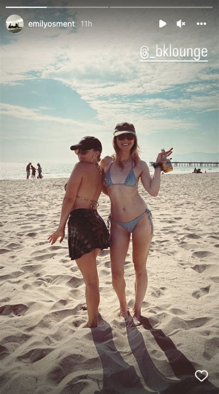 Emily Osment in Bathing Suit Says Hi From the Beach — Celebwell