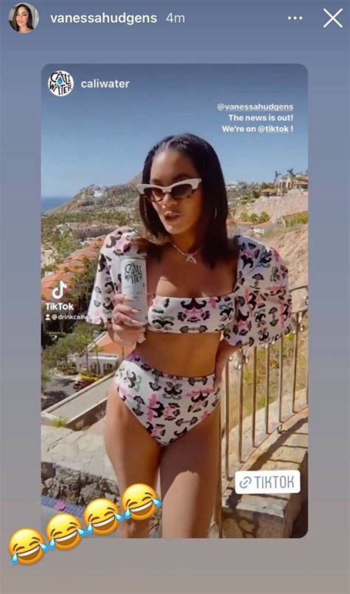 Vanessa Hudgens in Bathing Suit Says "The News is Out” — Celebwell