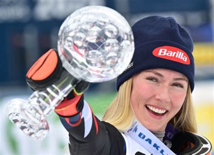 Pro Skier Mikaela Shiffrin In Workout Gear Shares Gym Selfie “On the Road”