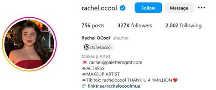 Rachel OCool Height, Weight, Net Worth, Age, Birthday, Wikipedia, Who, Instagram, Biography