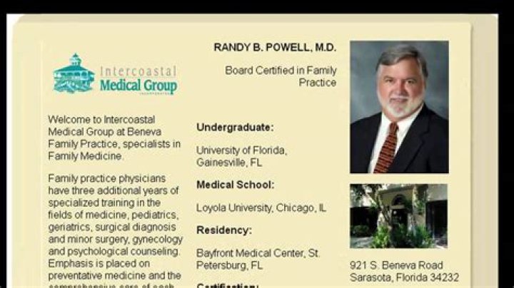 Dr. Randy Powell, MD – Sarasota, FL