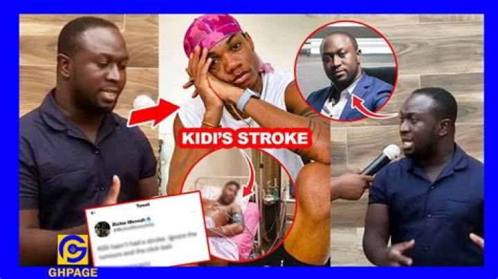 Richie Mensah dispels rumors of KiDi having a stroke