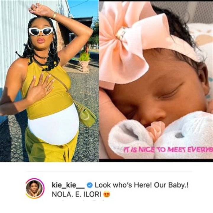 
Skit Maker, Kiekie Reveals Hubby’s Face Weeks After Announcing Pregnancy 