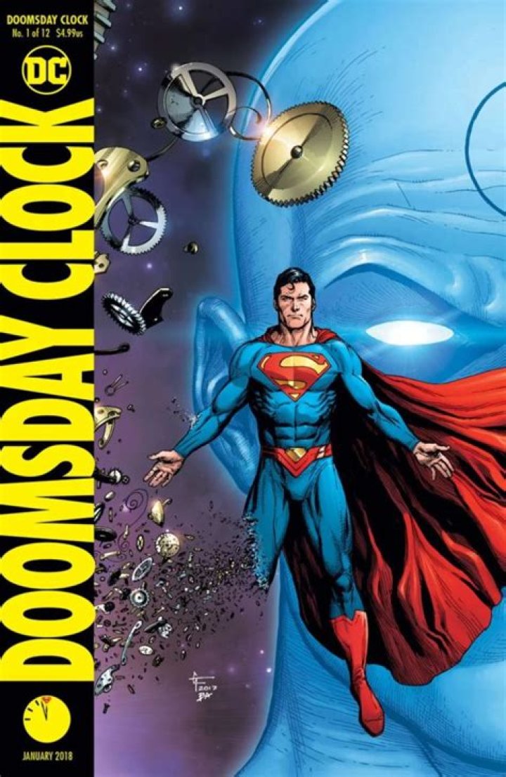 Superman And Watchmen Feature On First Doomsday Clock Covers