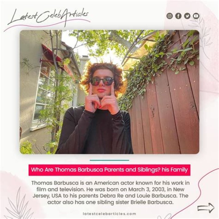 Thomas Barbusca parents: Meet Louie Barbusca, Debra Barbusca