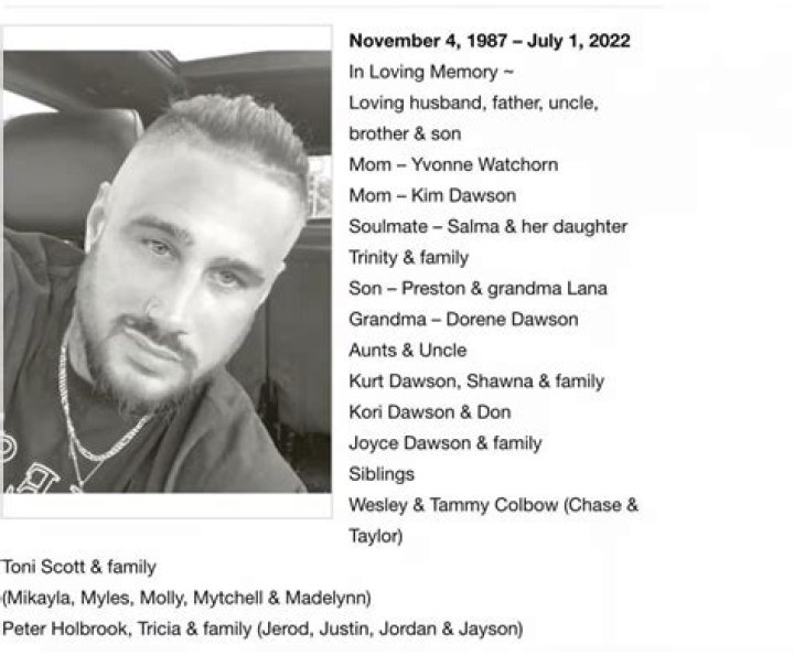TikTok Andrew Dawson Obituary and Death Cause: What Happened to Missing Man?