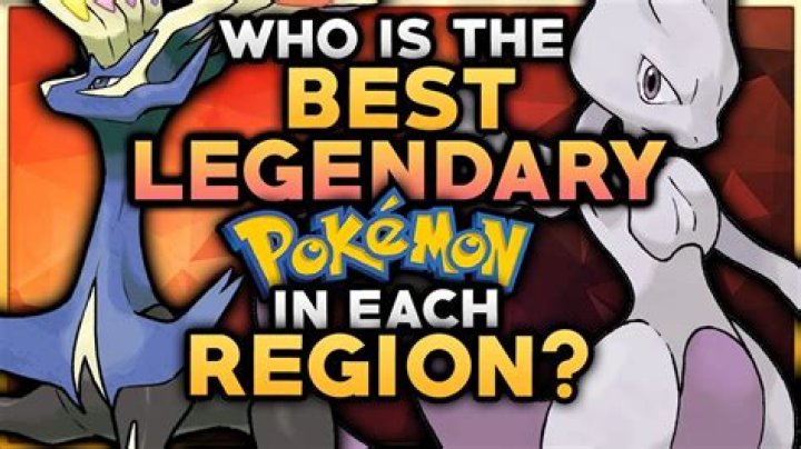 Top 10 best legendary Pokémon, ranked