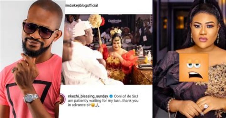 
Uche Maduagwu Slams Nkechi Blessing Sunday After She Expressed Her Interest in Marrying the Osun Monarch 