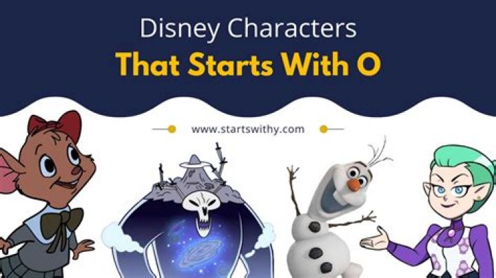 What character starts with O? – Celebrity