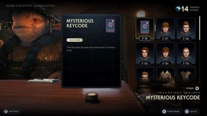 What does Doma’s ‘mysterious keycode’ unlock in ‘Star Wars Jedi: Survivor’?