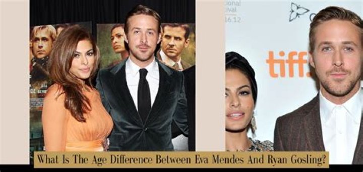 What is the age difference between Eva Mendes and Ryan Gosling?