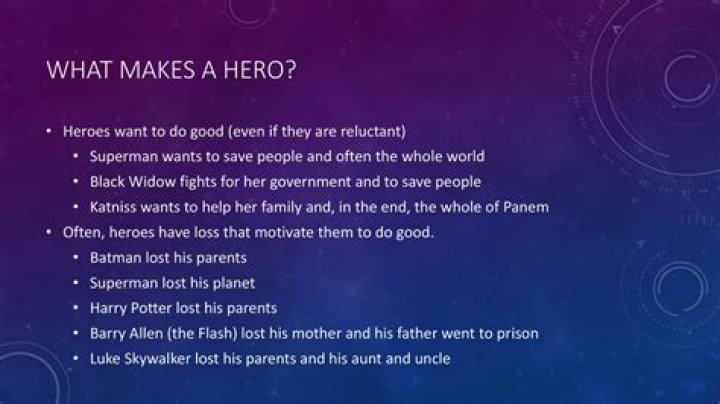 What makes a superhero