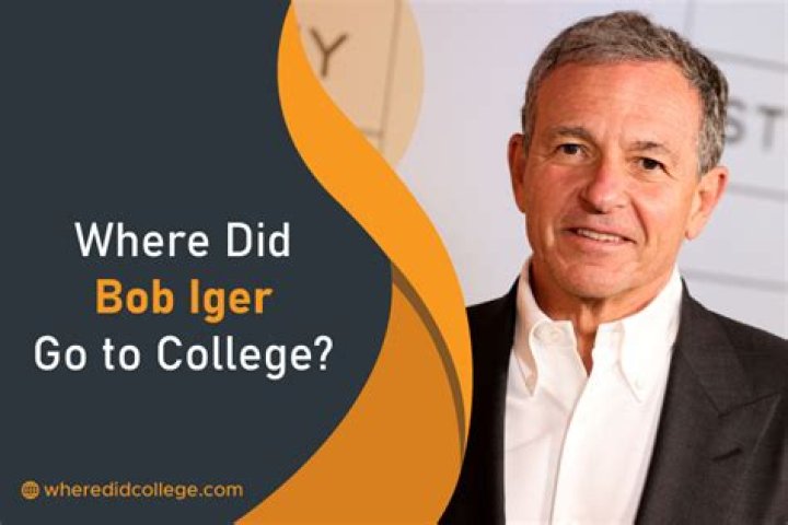 Where did Robert Iger go to college and high school?